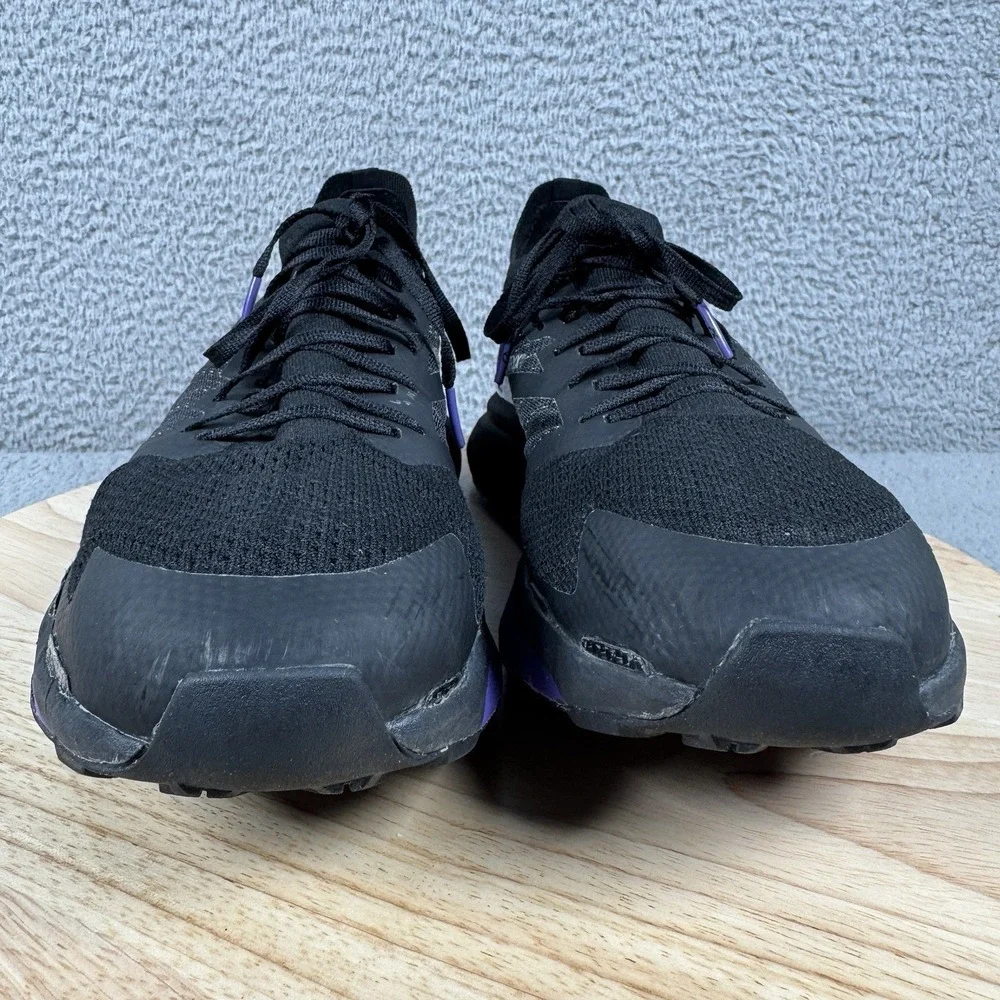 North Face Vectiv Flight Mens Size 11 Black Purple Trail Running‎ Hiking Shoes